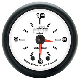 Auto Meter 7585 Phantom II 2" Analog Illuminated Clock Gauge