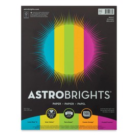 Paper ASTROBRIGHTS Letter 24LB Assorted 20X5 Colours