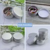Pack of 13 50 ml Empty Aluminium Containers, Portable Small