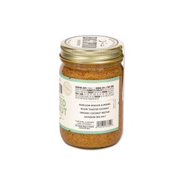Big Spoon Roasters Toasted Coconut Almond Butter with Sea Salt - Keto Friendly, Low Sugar Almond Butter - Crunchy & Bee-Friendly Almonds - Gourmet, Vegan Almond Nut Butter - 2 x 13 Ounces