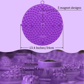 MIUPOO Foot Massage mat,Relaxation Massage Mat Feet Massage Pad,Acupressure Mat for Feet,Anti Fatigue Walk Stone Acupoint Mat Particle Portable Massage Tool for Walking Long Sitting