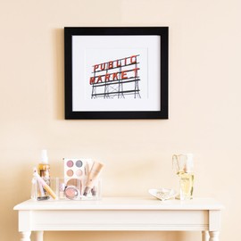 ArtToFrames 11x26 Inch Black Picture Frame, This 1.25 Inch Custom MDF Poster Frame is Black - Comes with Economy Acrylic and Corrugated Backing (2WOMCF-105-048C-11x26)