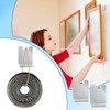 4pcs Metal Picture Frame Hangers, Stainless Steel Traceless Picture Hangers