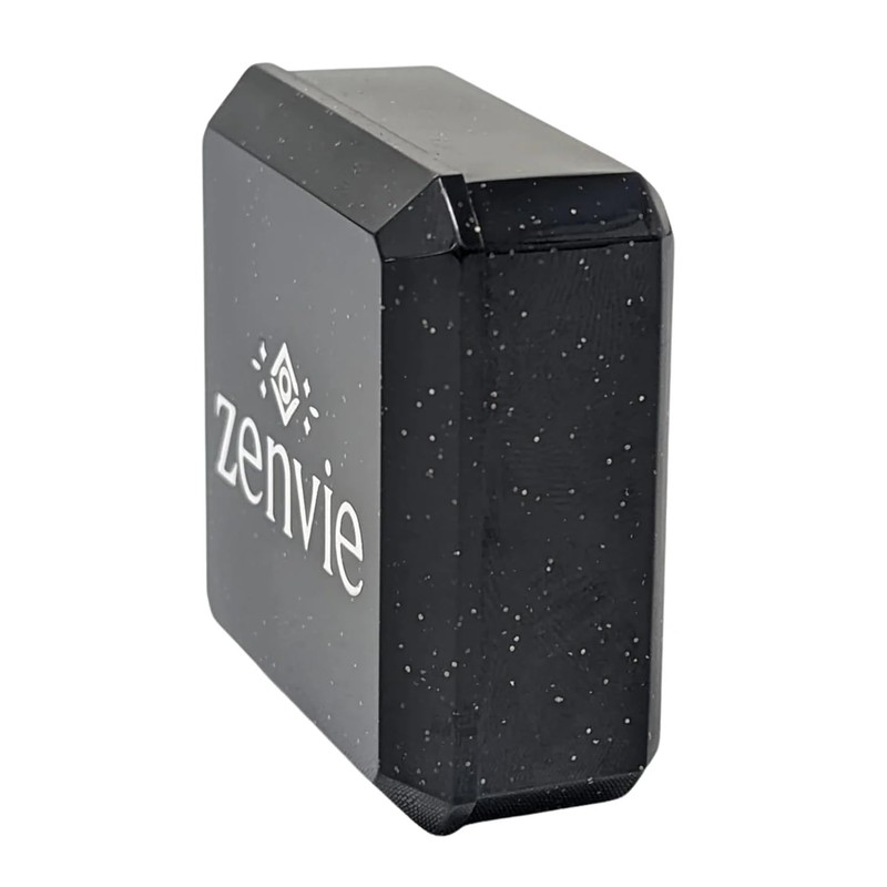 Black Dice Stud Earrings - Sterling Silver 0.5cm x 0.5cm