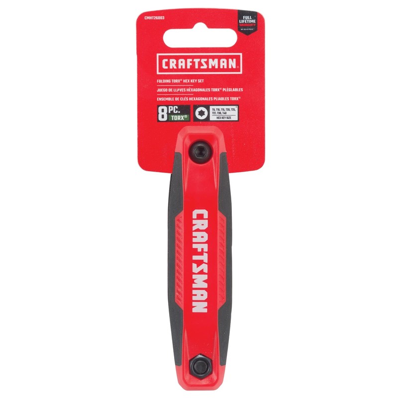 CRAFTSMAN Hex Key Set 8-Key Folding Star (CMHT26003)