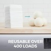 HOME GENIE 100% New Zealand Wool Reusable Dryer Balls 6