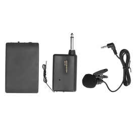KM 208 Wireless FM Transmitter Receiver Bluetooth Lapel Clip On 20M Receiving Range Microphone System