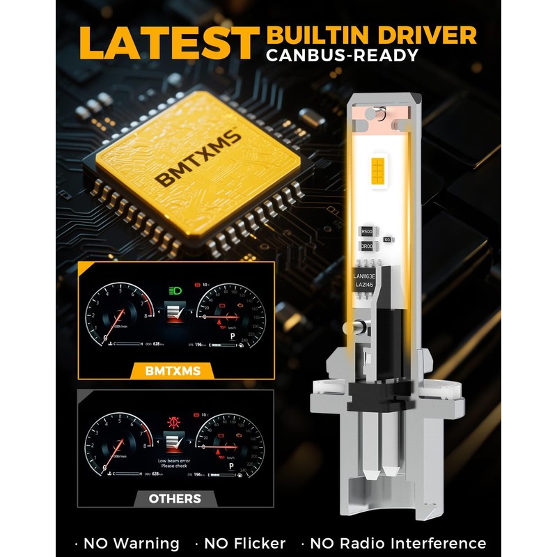 BMT xms 880 H27W H27W/1 Fog Light Bulbs - 400%