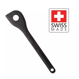 Kisag Chef's Choice Fiber Glass Reinforced Polyamide Cooking Stiring Spoon Black