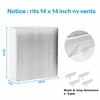 2 Pack RV Vent Insulator and Skylight Cover 14″x14″x3″ with