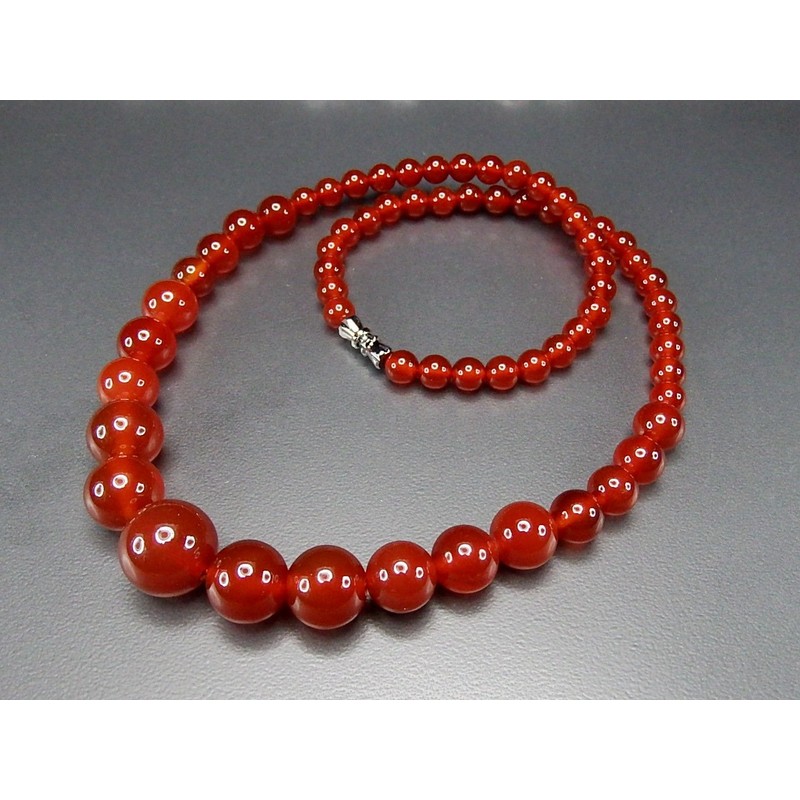 Stone Street AAAA Carnelian Necklace Natural Stone Achieving Goal Power