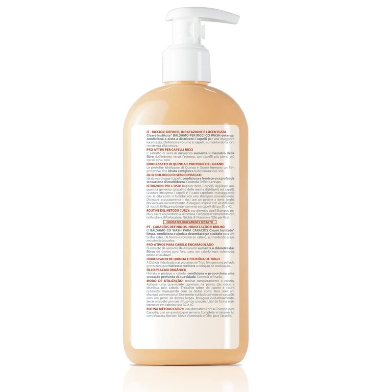Clearé Institute Co-Wash Curly Balm | Defined Curls, Moisture and