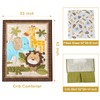 Wowelife Crib Bedding Set Safari, Premium 3-Piece Baby Bedding Set