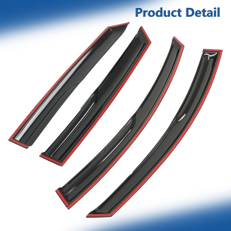 Silscvtt Window Visors Shade Sun Rain Wind Guard Replacement for