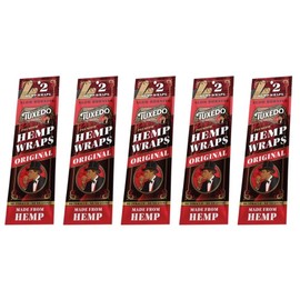 TUXEDO ROLLING WRAP PAPER ORIGINAL (2) / Made in DOMINICAN REPUBLIC/SLOWBURNING (PACK OF 5)