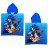 CARTOON Beach Poncho Bathrobe for Children Size 55 x 110