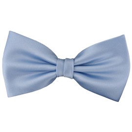 TigerTie Pre-Tied Bow Tie in Plain Colour + Gift Box -