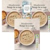 Mushroom Soup In A Cup Bundle 4 Sachets (3 Pack)