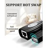 USB Over Ethernet Extender to Rj45 Adapter for Cat 6/6e/5/5e