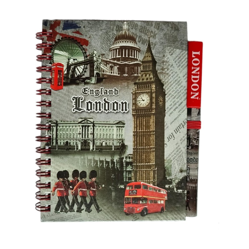 stationary 1 x London Souvenir Notebook Notepad Pen - British
