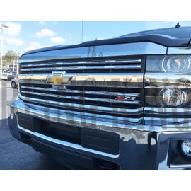 2015-2017 Chevy Silverado 2500 Chrome Grille Insert Overlay Trim LT Z71 Only