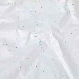 SUNCOLOR 120 Sheets 20"x14" White Tissue Paper for Gift Bags Packaging Glitter Art Tissue Paper for Crafts