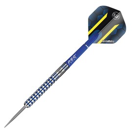 WINMAU Sub-Zero 24 Gram Professional Steeltip Tungsten Darts Set with Flights and Shafts (stems)