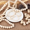 SOSMAR Pack of 100 x 20 mm Large Wooden Beads