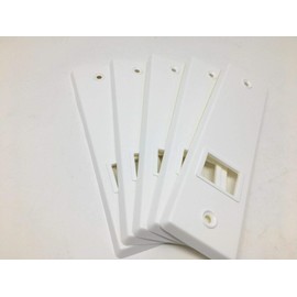 5x 160 Hole Spacing Roller Shutter Belt Winder Cover Plate Cover Plastic White