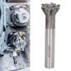 Dovetail Cutter, 60 Degree 6 Flutes Cemented Carbide 25mm Milling