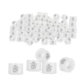 Pack of 100 Foskan 1/2 Inch PEX A Expansion Rings,F1960 Expansion Sleeves,Compatible with PEX A Pipe and expansion Fittings for Plumbing