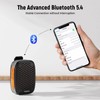 yoygerty 2026 Upgrade Wearable Bluetooth 5.4 Speaker, IPX7 Waterproof Clip-on