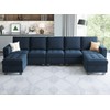 Belffin Velvet Single Seat Module for Modular Sectional Sofa Couch