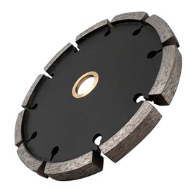 5" Rodding Groove Blade for Granite, Quartz, Quartzite, Marble or Natural/Engineered Stone, 3/8" Segment Width, Wet or Dry, 7/8"-5/8" Arbor