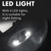 LED Baseball Cap Hands Free Battery Powered Headlamp Hat 4