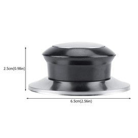 Fdit 5 uds perilla para tapa de olla, perilla para tapas de olla resistente al calor, manija de elevación, utensilios de cocina para el hogar, piezas de repuesto