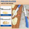 Quick Slicing Knife, New 3 in 1 Multifunctional Fruit Peeling