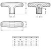 Ganter Normelemente T-Handles, Furniture Handles, Cabinet Handles, Drawer Handles, GN
