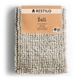 RESTILO Bath Mat 50 x 70 cm Bath Mat Non-Slip Bati Beige