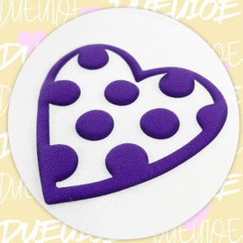 DUEUIOE Deep Purple Puff Vinyl Heat Transfer 12Inch x 6Ft, Puff Htv for Tshirts Sweatshirts Hats 3D Texture Puff Vinyl, Ideal for HTV Craft Projects, Easy to Use Puff Heat Transfer Vinyl (Deep Purple)