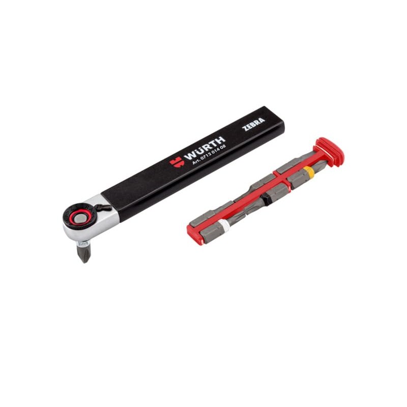 Wurth Ratchet Wrench 1/4 Inch Extra Flat 6 Prong Limited