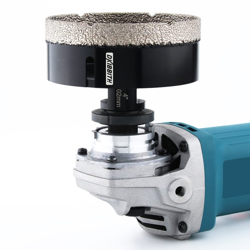 DKIBBITH 4 inch Diamond Hole Saw, 102mm Hole Saw for