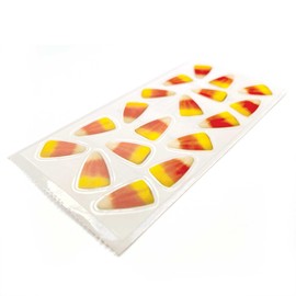 Paper House Productions Spooky Season Pack of 3 Sticker Half-Sheets for Crafts, Scrapbooking & Collecting - Candy Corn