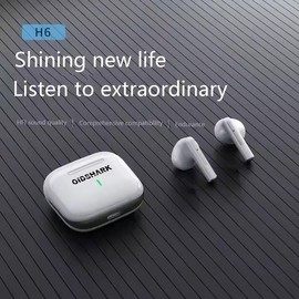 OIDSHARK Wireless Earphones Headphones, Bluetooth Earphones with Charging Case, White