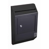 Protex Drop Box Security Lock Box (WDB-110)-Black,Heavy duty,Piano hinge, Secure