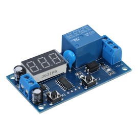 12V DC Programmable Timer Micro Auto Switch Module with LED Display Suitable for Automation Projects and Smart Control Solutions