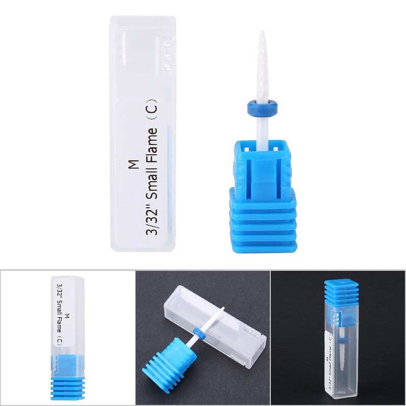 5 Type Pedicure Nail Drill Bit,Ceramic Nail Polishing Bits Cylinder