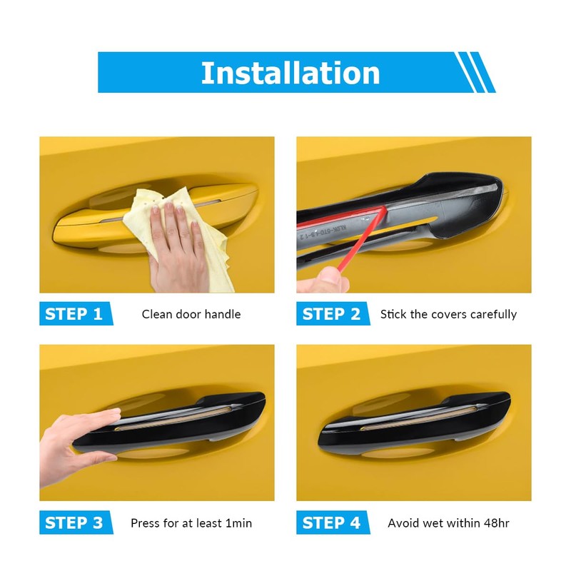 DLOVEG Exterior Door Handle Cover Compatible for 2020 2021 2022