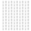 Pack of 100 LED Holders for Electronic Component Diode Electronic