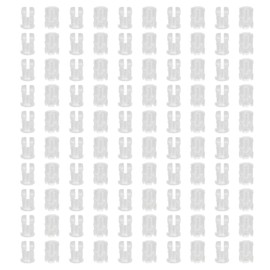 Pack of 100 LED Holders for Electronic Component Diode Electronic Component Diode Panel Mounting, 3 mm LED Holder LED Light Mounting Holder on Panel Transparent Cap Protective Cover